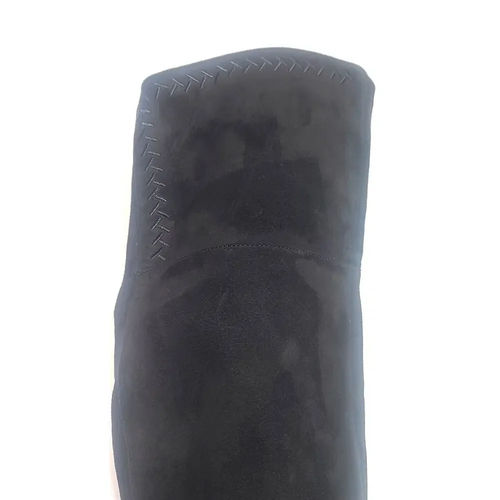 Born in California over the knee faux suede boots women's 7.5 NWOT